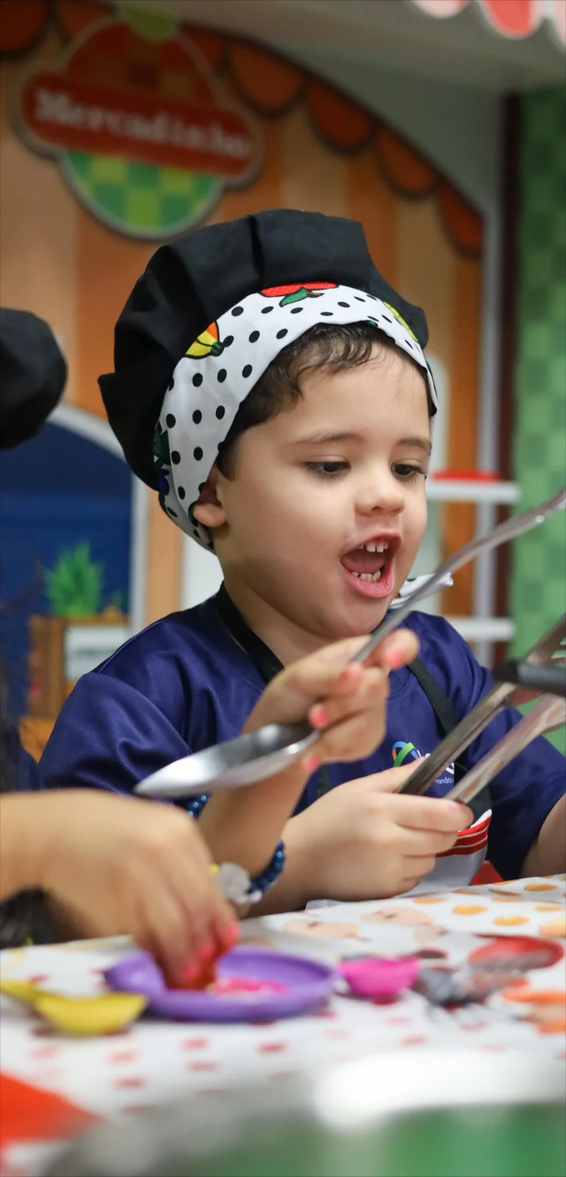 Espaço de convivência e alimentação da Educação Infantil do Centro Educacional Logos